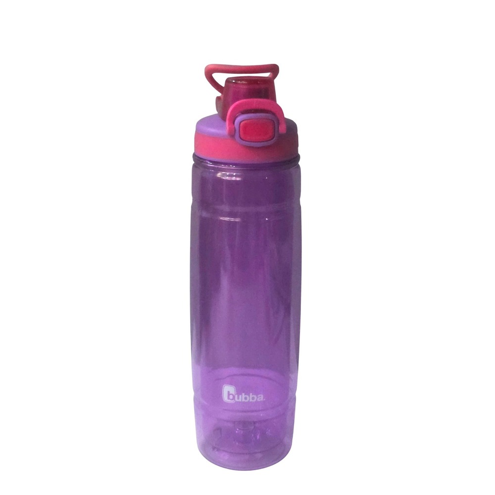 Bubba Flo Water Bottle 24oz Purple Pink BPA Free Flip Top Sport BB 24 FLO PRP